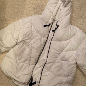 white free people coat